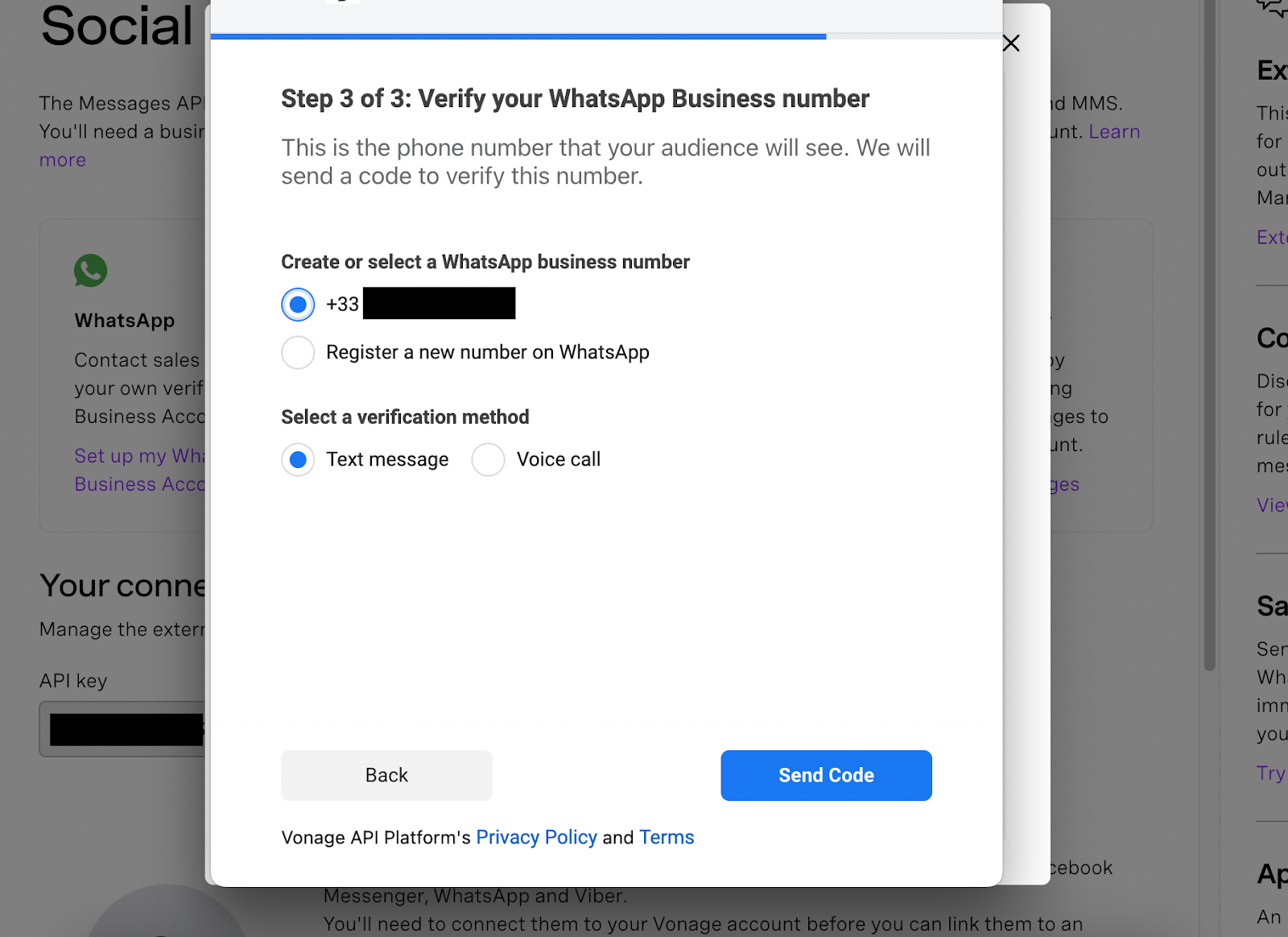 facebook embed login - You don't have any WhatsApp Business Accounts -  Stack Overflow